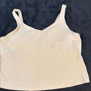 Offline Cream workout tank Top